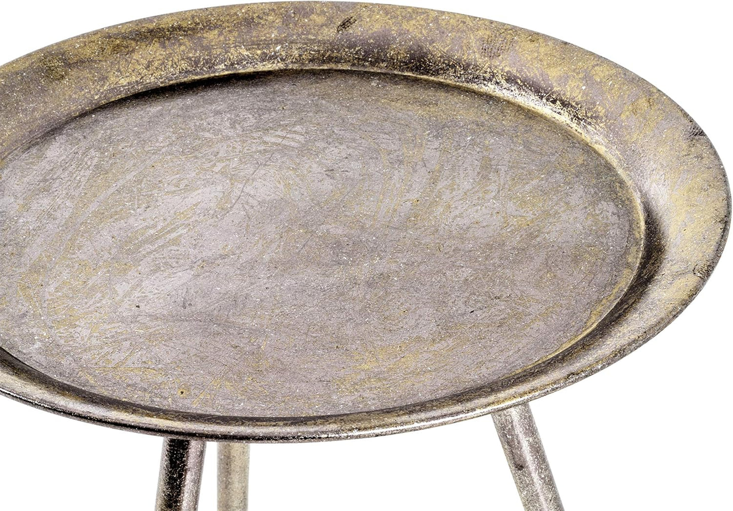 Moderner Beistelltisch Hans, Ø 44 x H 54 cm Bronze