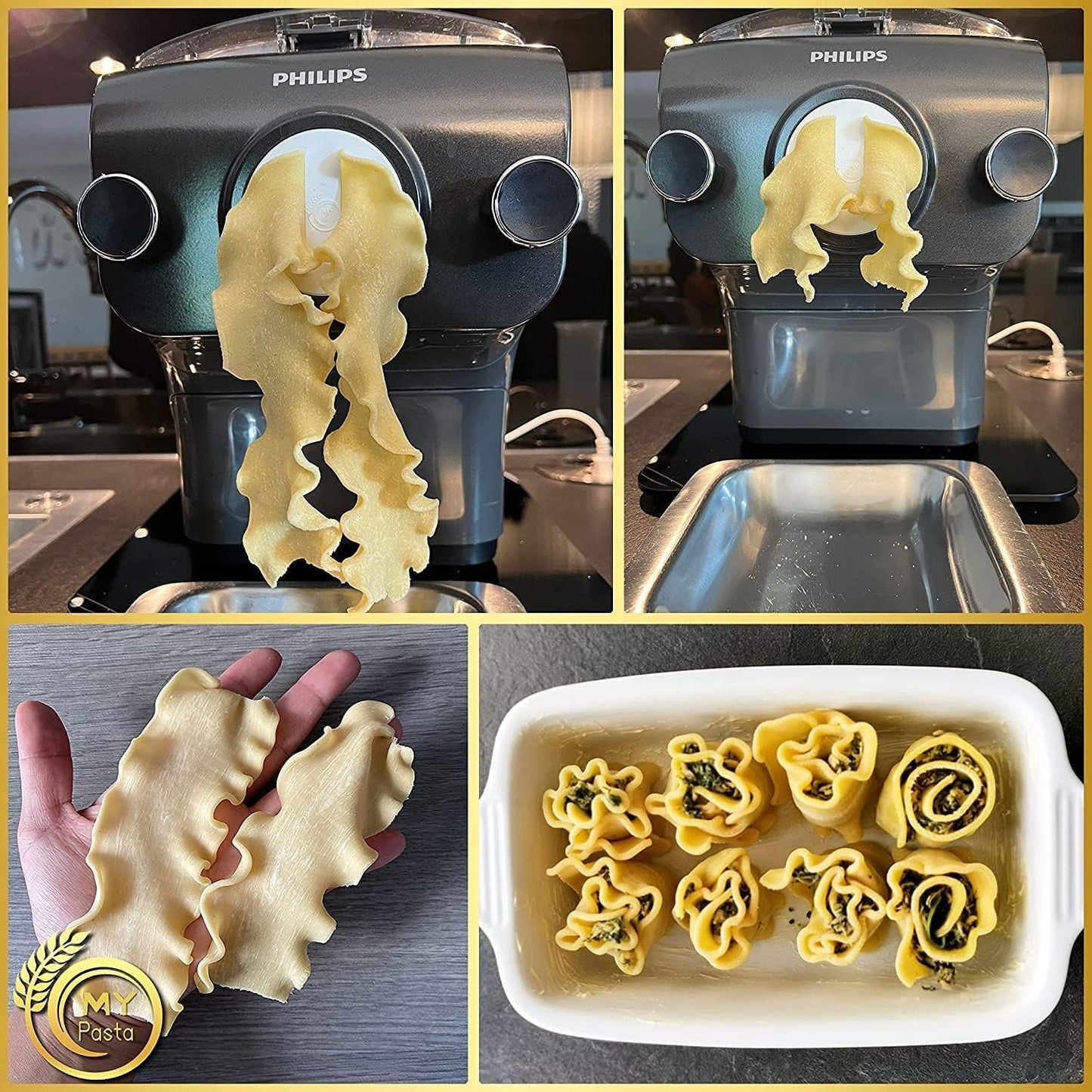 Lasagne Ondulato Pastamaker-Matrize (Philips Serie 7000), Lasagna Ondulato