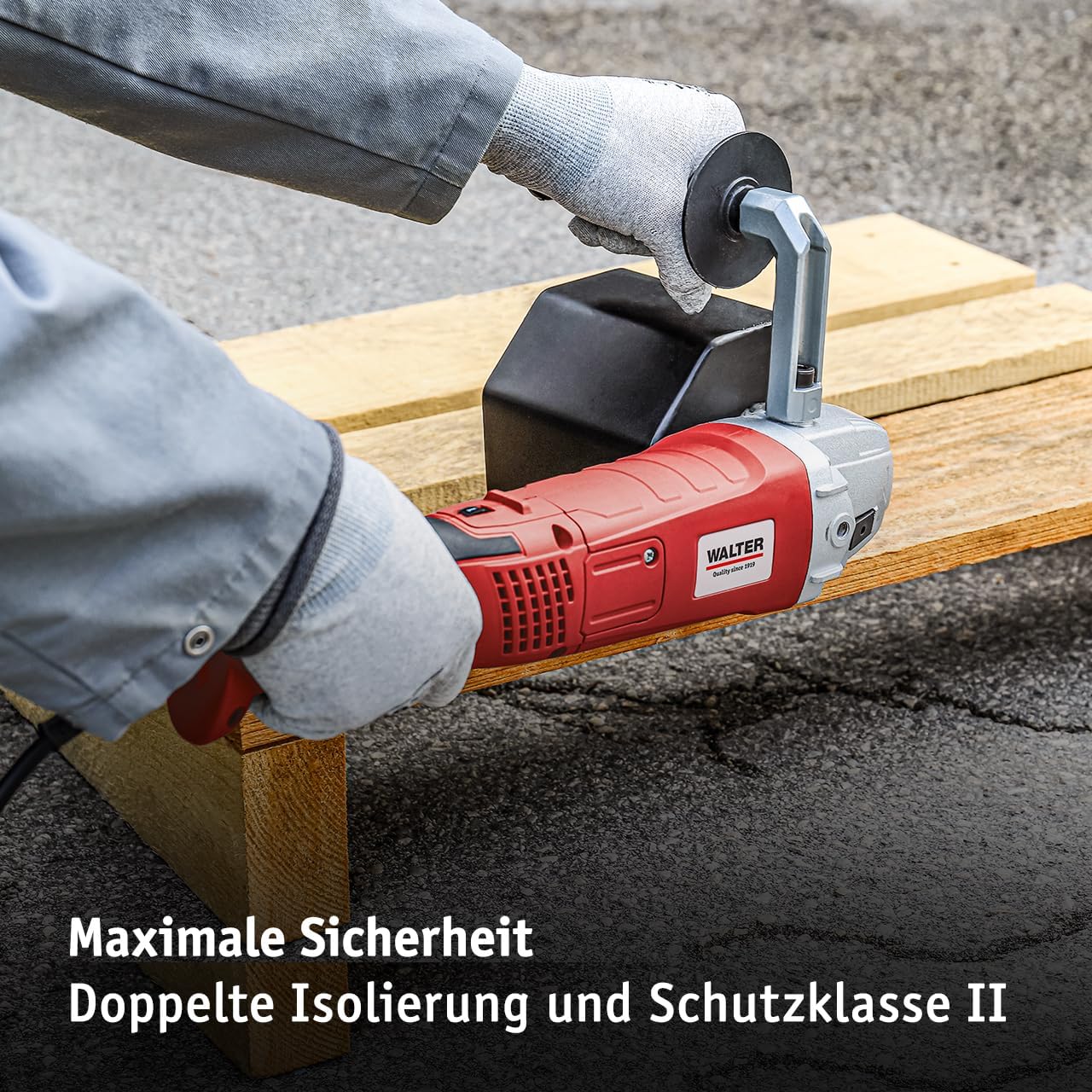 Bürstenschleifer 1300W mit variablem Drehzahlbereich
