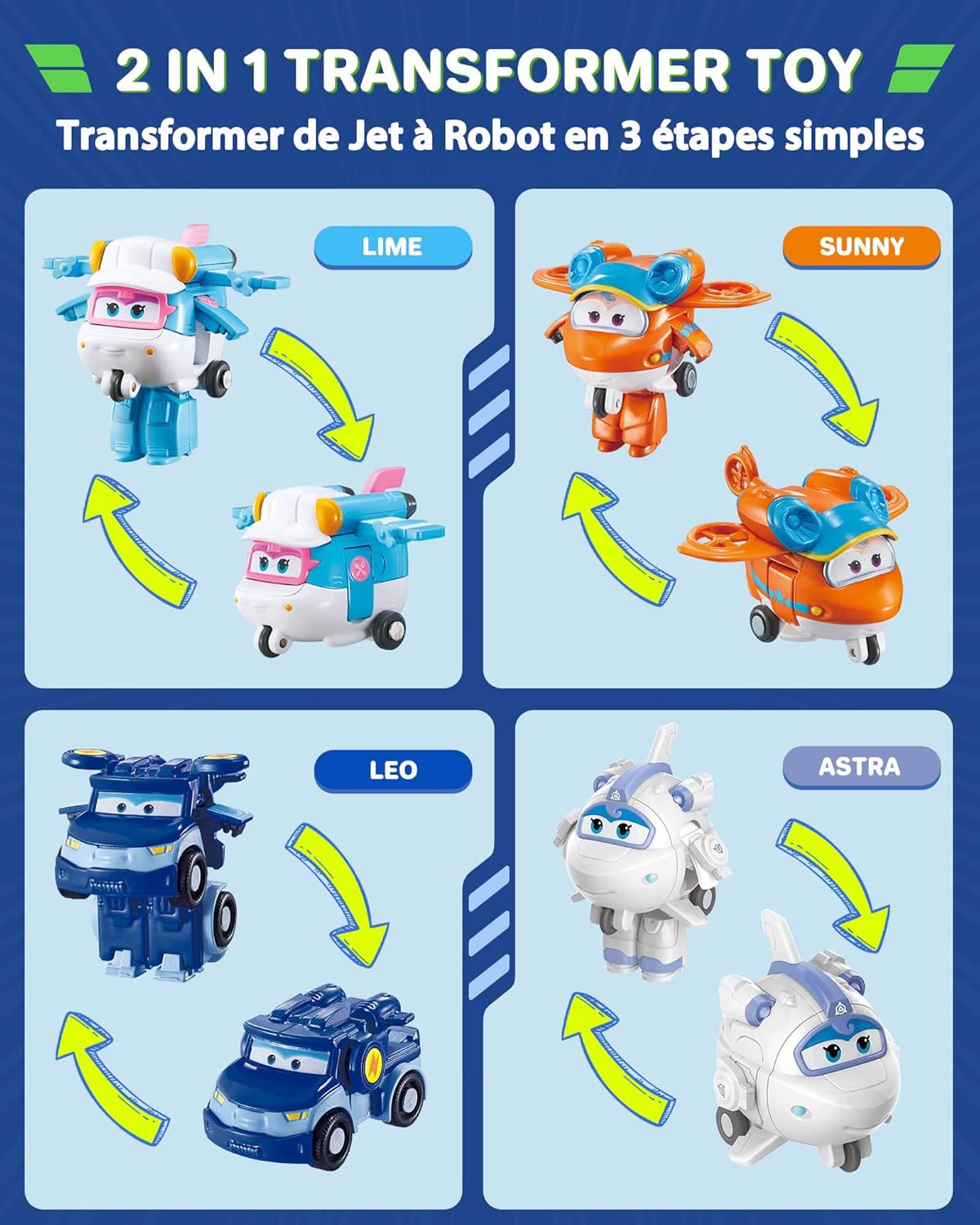 Verwandlungsroboter-Set, S6-15 Pack