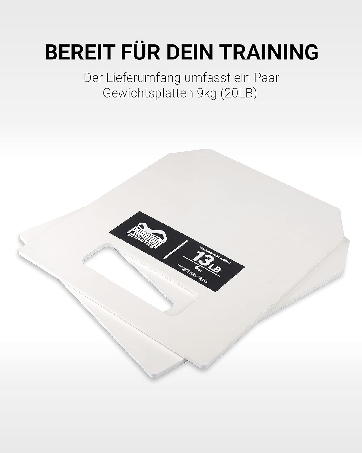 Gewichtsplatten-Set (6 kg), 6kg (13LB) Gewichtsplatten Set, Ohne Weste