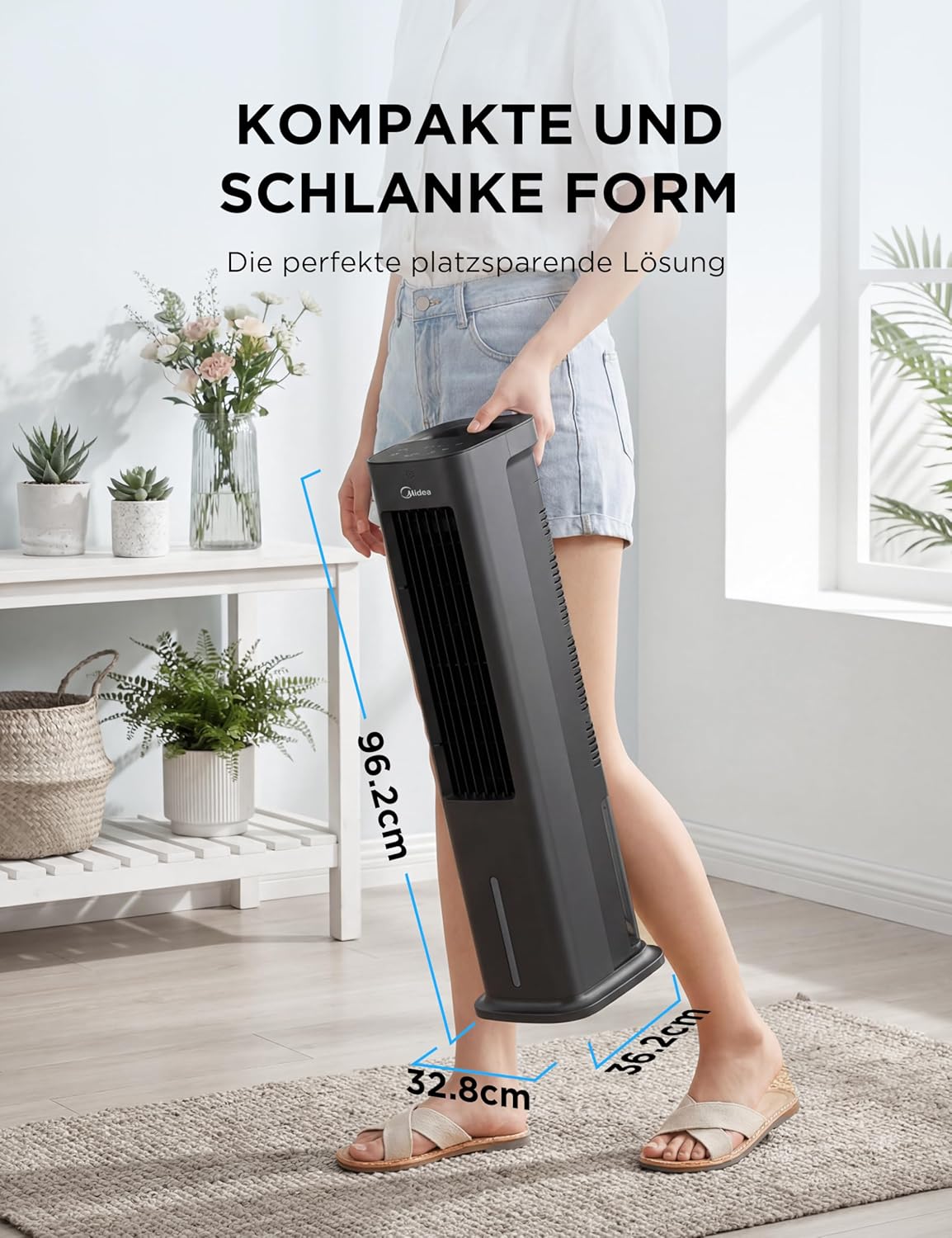 4-in-1 Mobiler Luftkühler mit Wasserkühlung