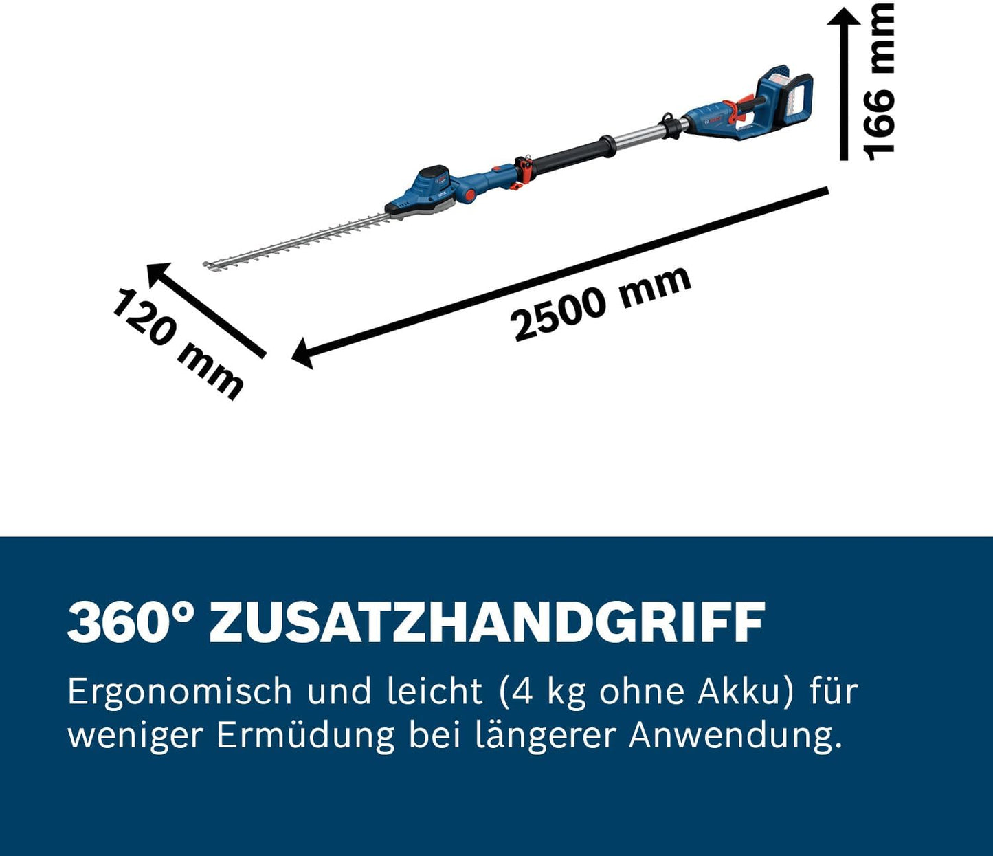 Teleskop-Heckenschere GHE 18V-50 TP