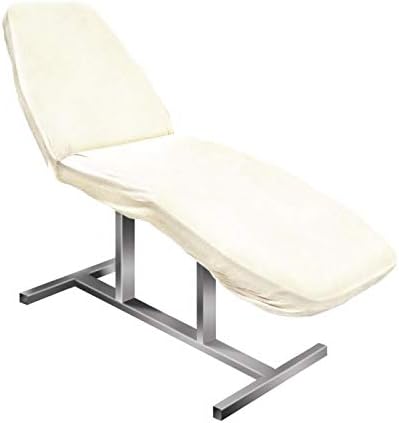 Frottee-Spannbezug für Massageliegen (60x190 cm), Cremig