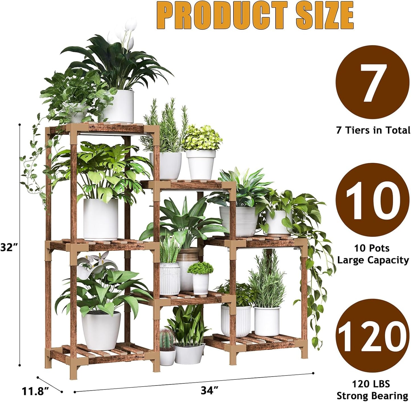 Pflanzenregal, 9 Tier Tall Plant Stand