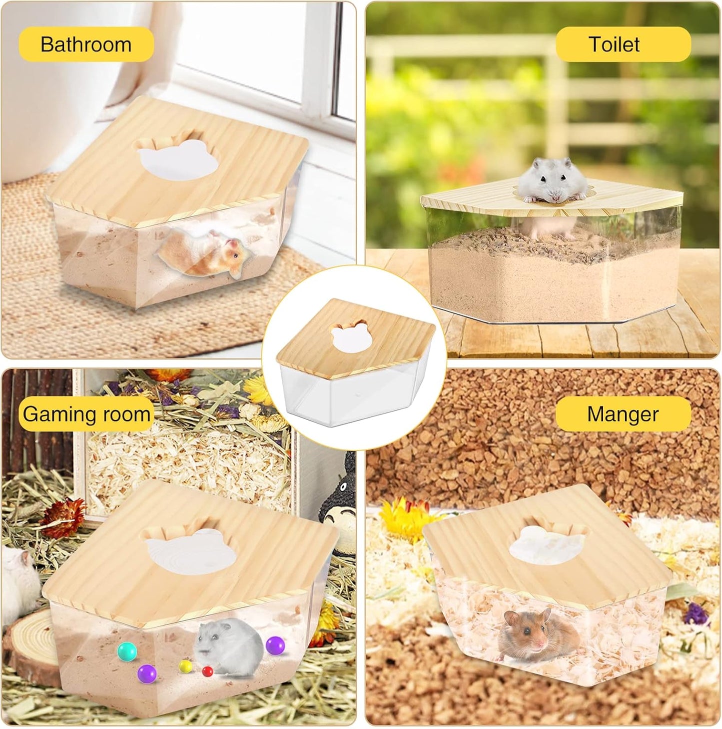 Hamster Sandbad-Container