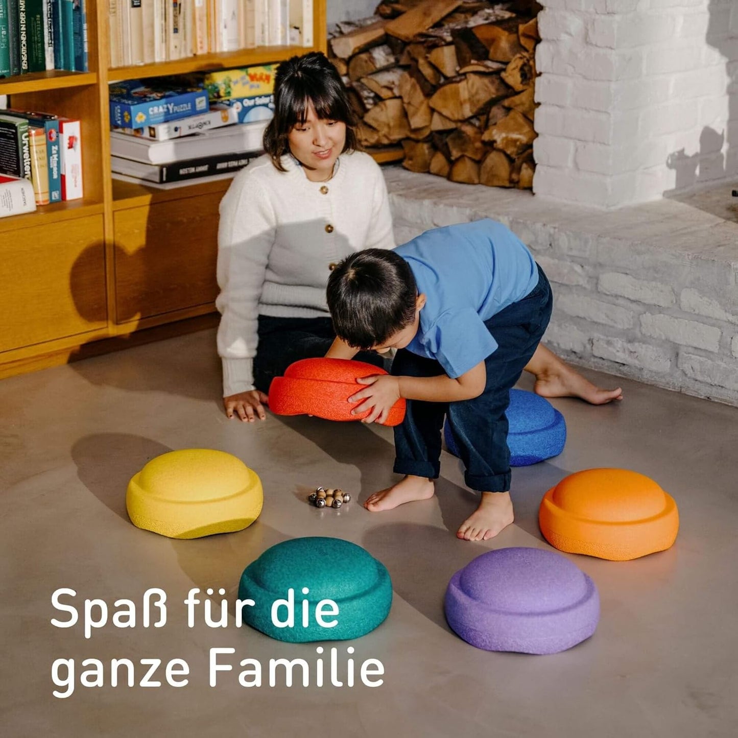 Balanciersteine für Kinder, Rainbow Classic 6