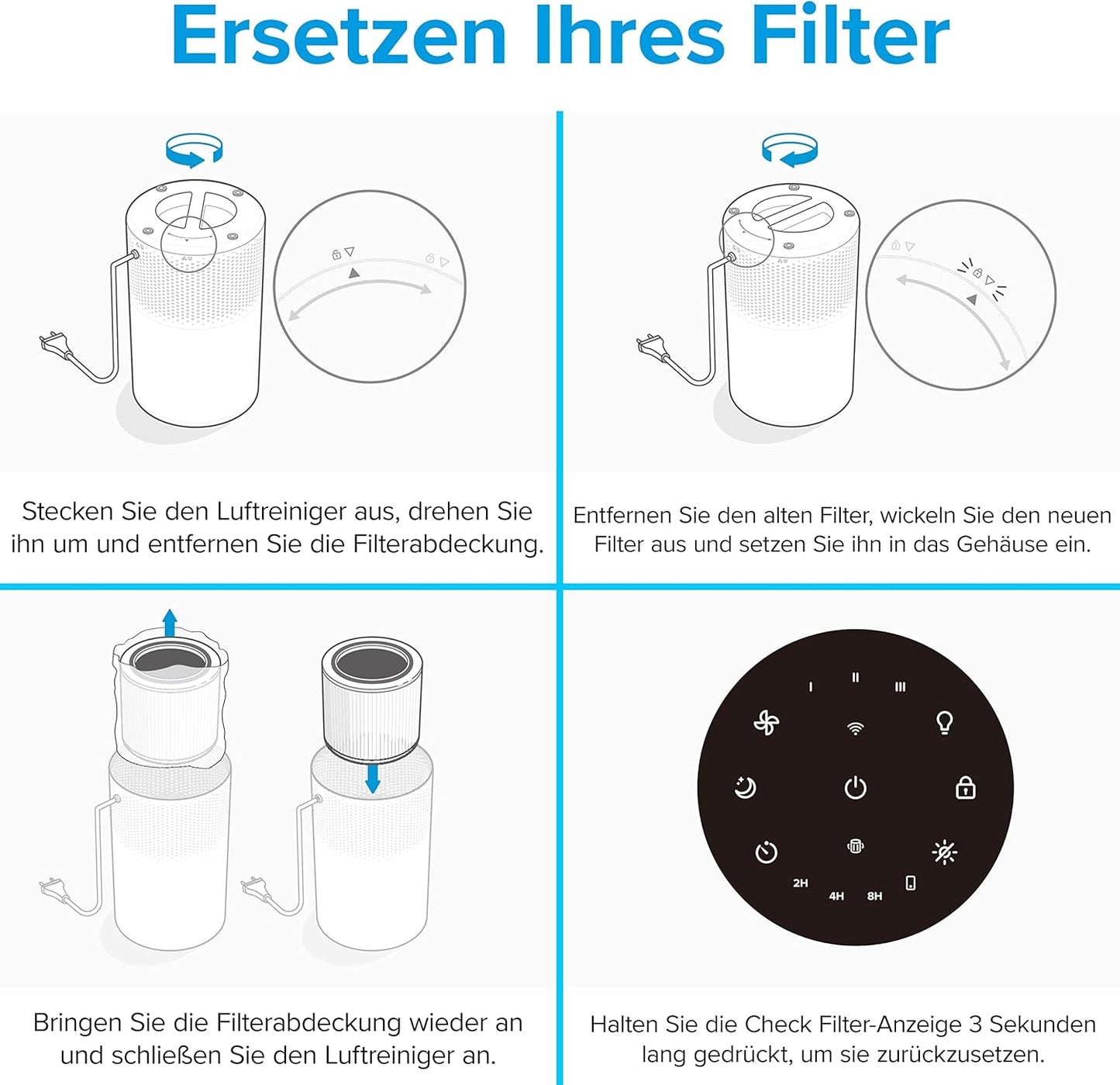 Ersatzfilter, Standardfilter 2 Pack