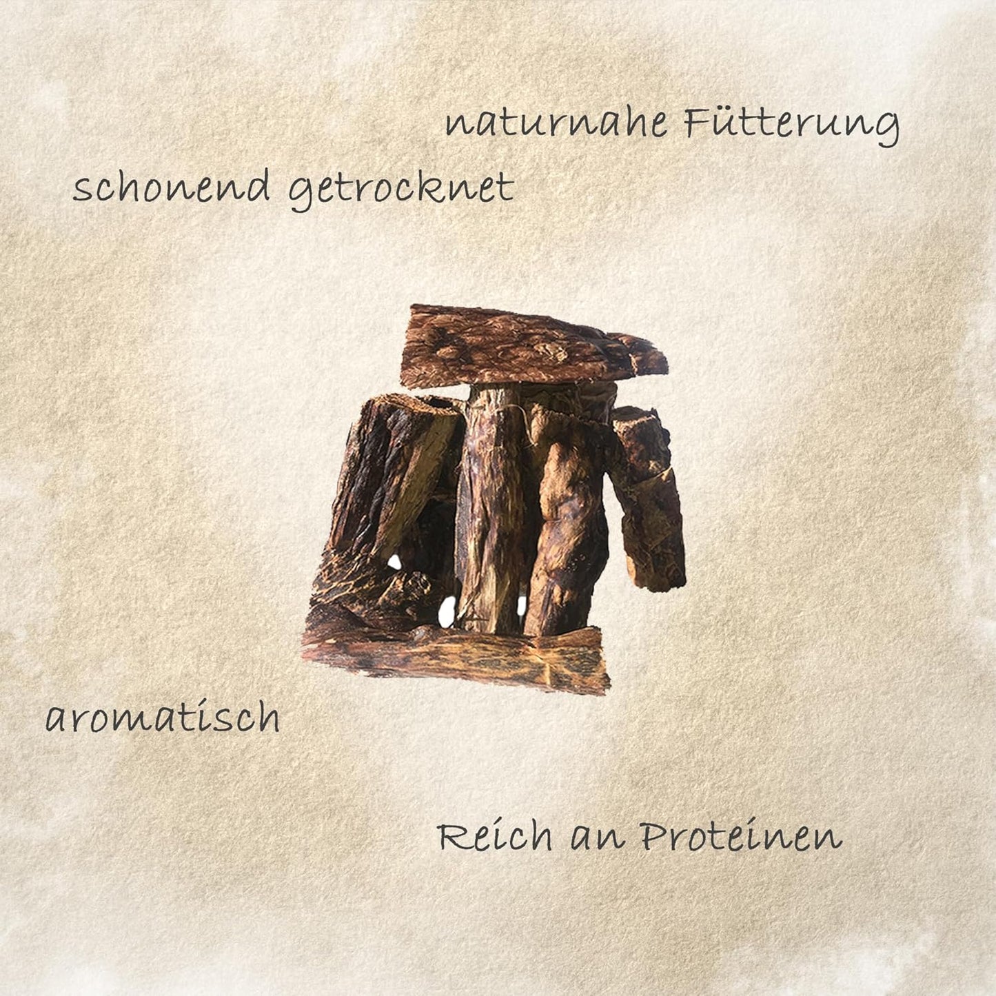Getrocknete Rinderlunge Snack (5 kg) für Hunde