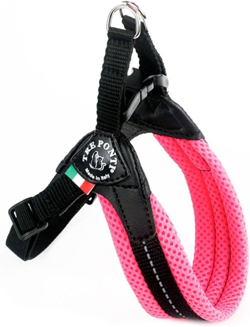Easy Fit Mesh Neon verstellbar pink 3.5, Gr.3.5 / 46-62 cm / bis 9 kg / rosa