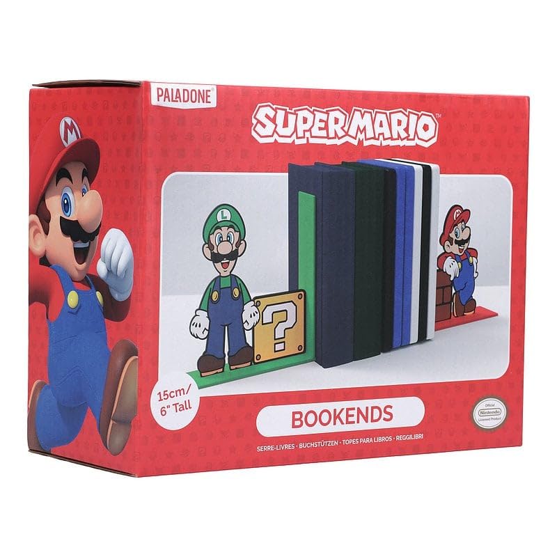Super Mario Buchstützen-Set: Mario & Luigi