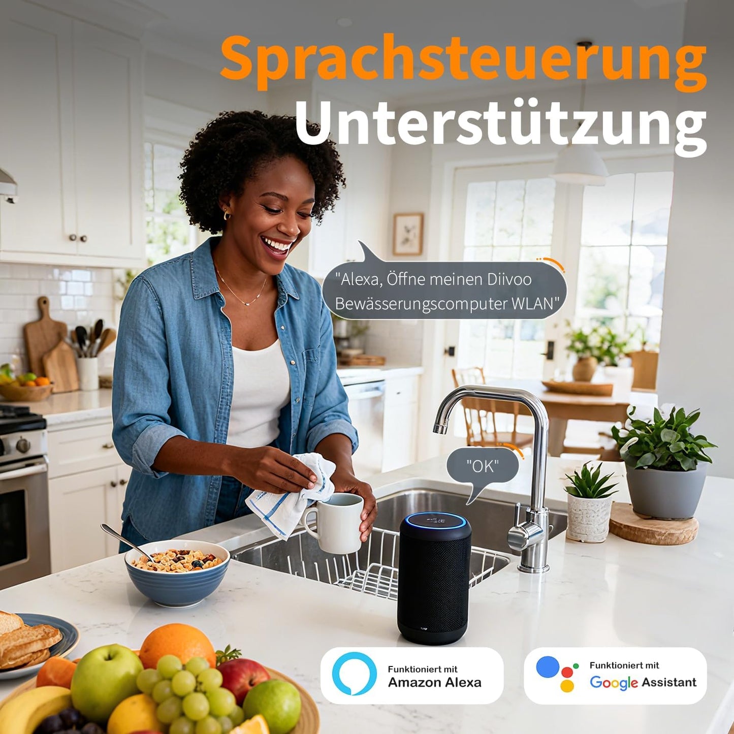 WLAN-Bewässerungscomputer mit App-Steuerung