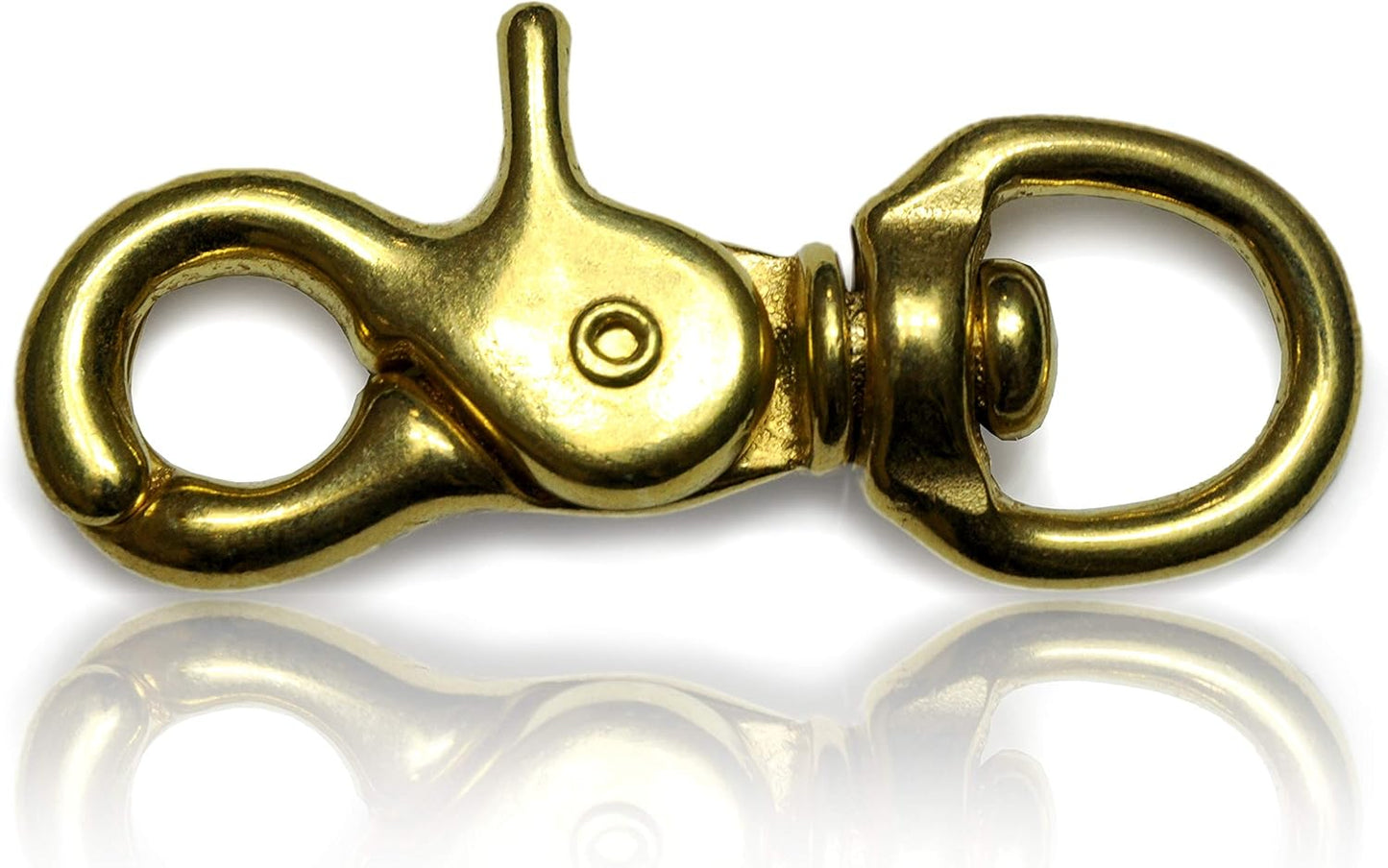 Scherenkarabiner-Haken 4er-Set mit Drehgelenk