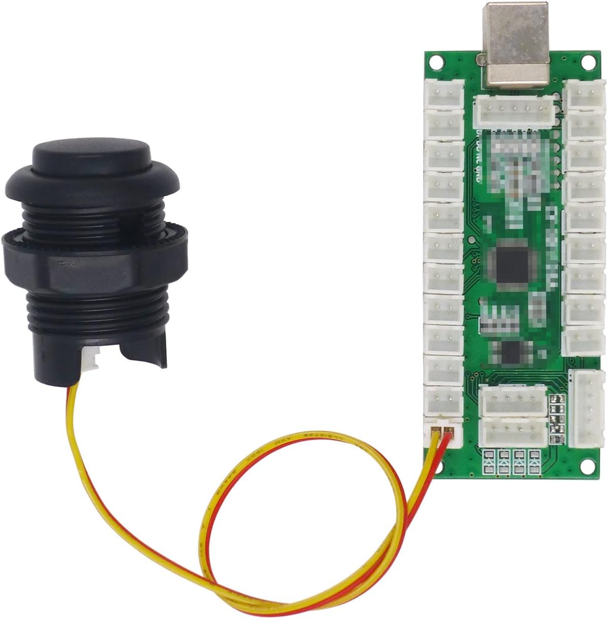 Arcade Game DIY Kit mit Zero Delay USB Encoder, black