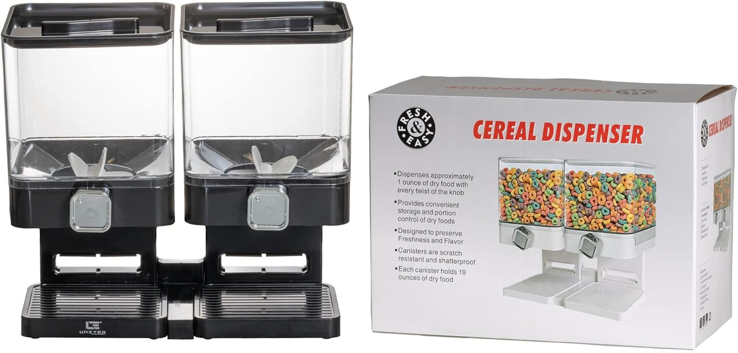 Doppel-Müslispender für Cerealien und Cornflakes