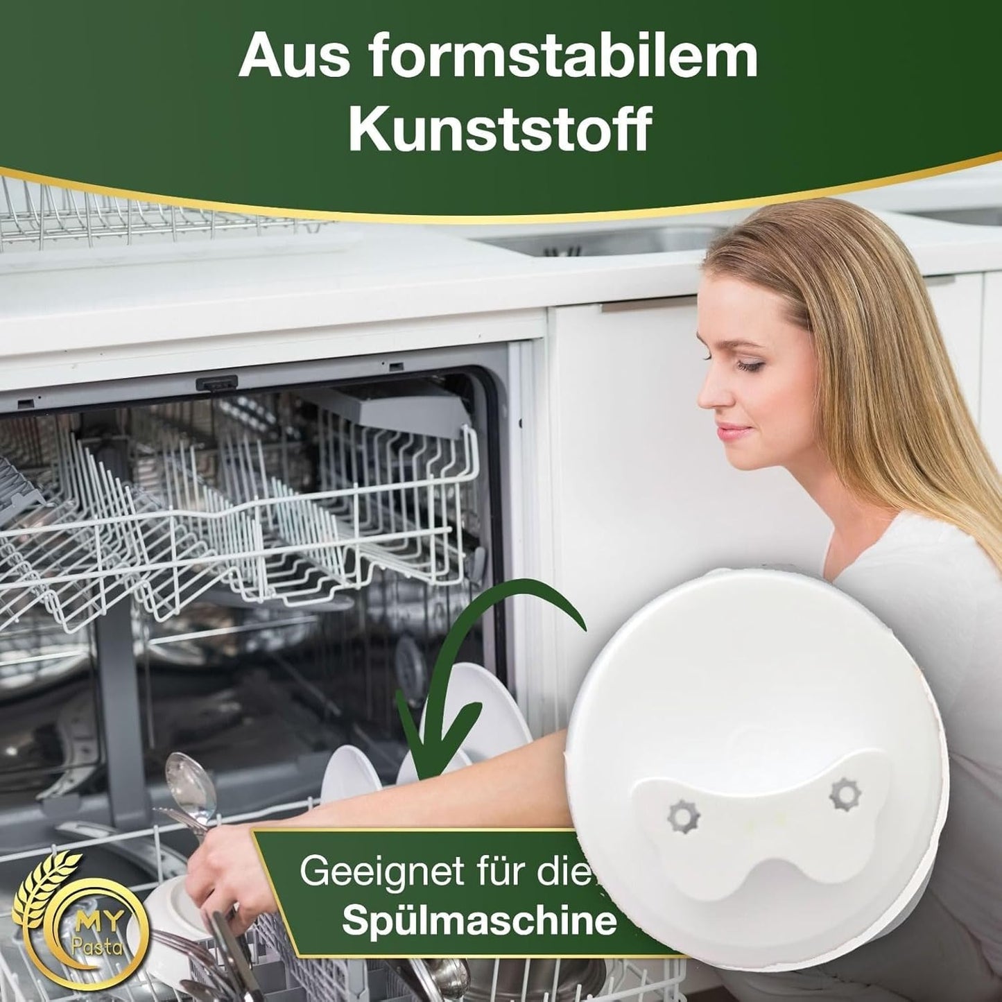 Pastamaker-Matrize Fusilli Rolli Trulli für Philips