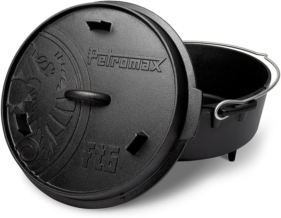 Dutch Oven Set mit Deckelheber und Standfüssen