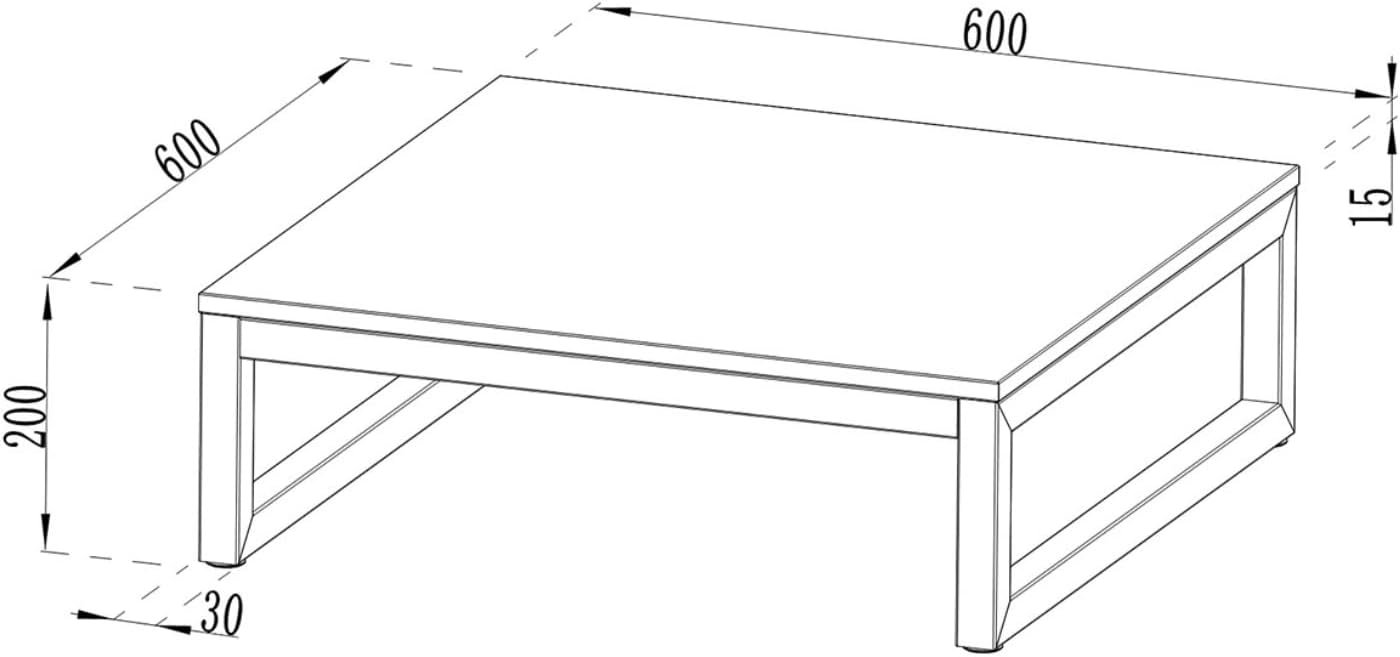 Erhöhung für Pizzaofen, 20cm