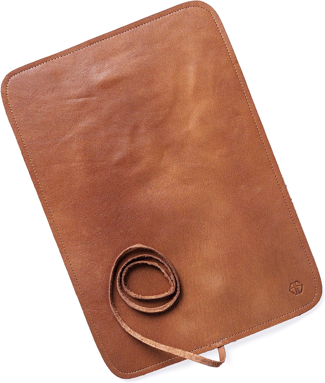 Kochmesserrolle, 7-Fächer, Braun