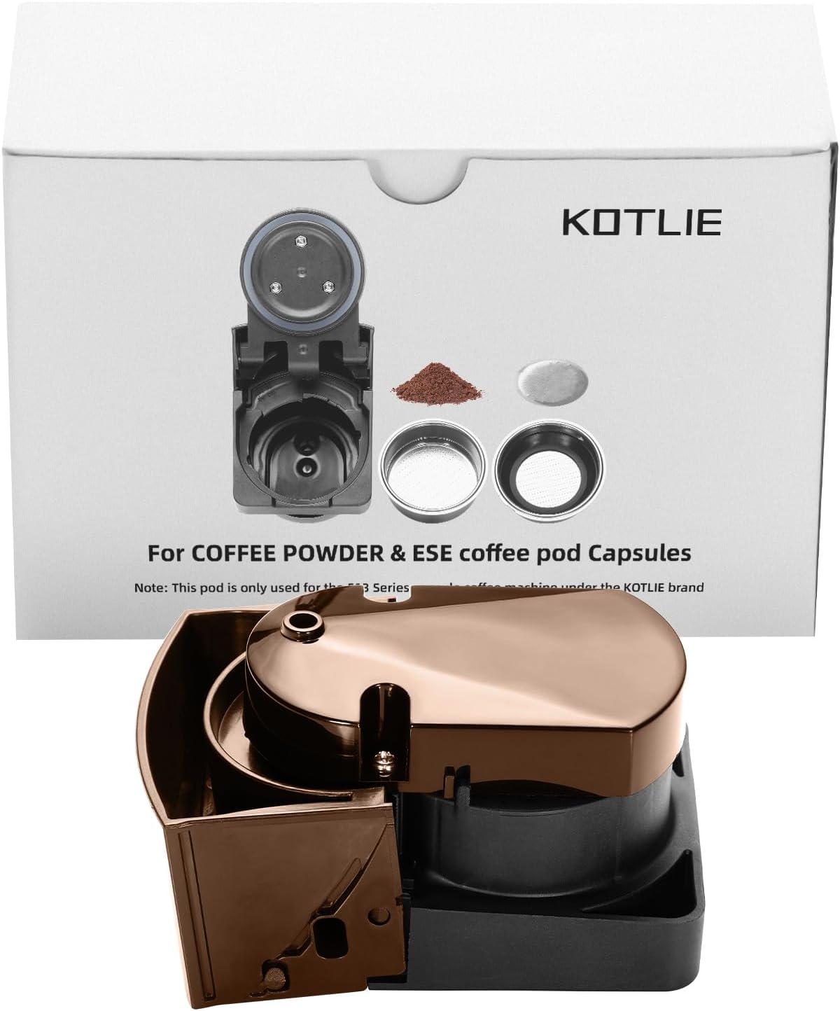 AC-513K/AC-513F Kaffeemaschinen-Zubehör für ESE-Pads und gemahlenen Kaffee, Ese