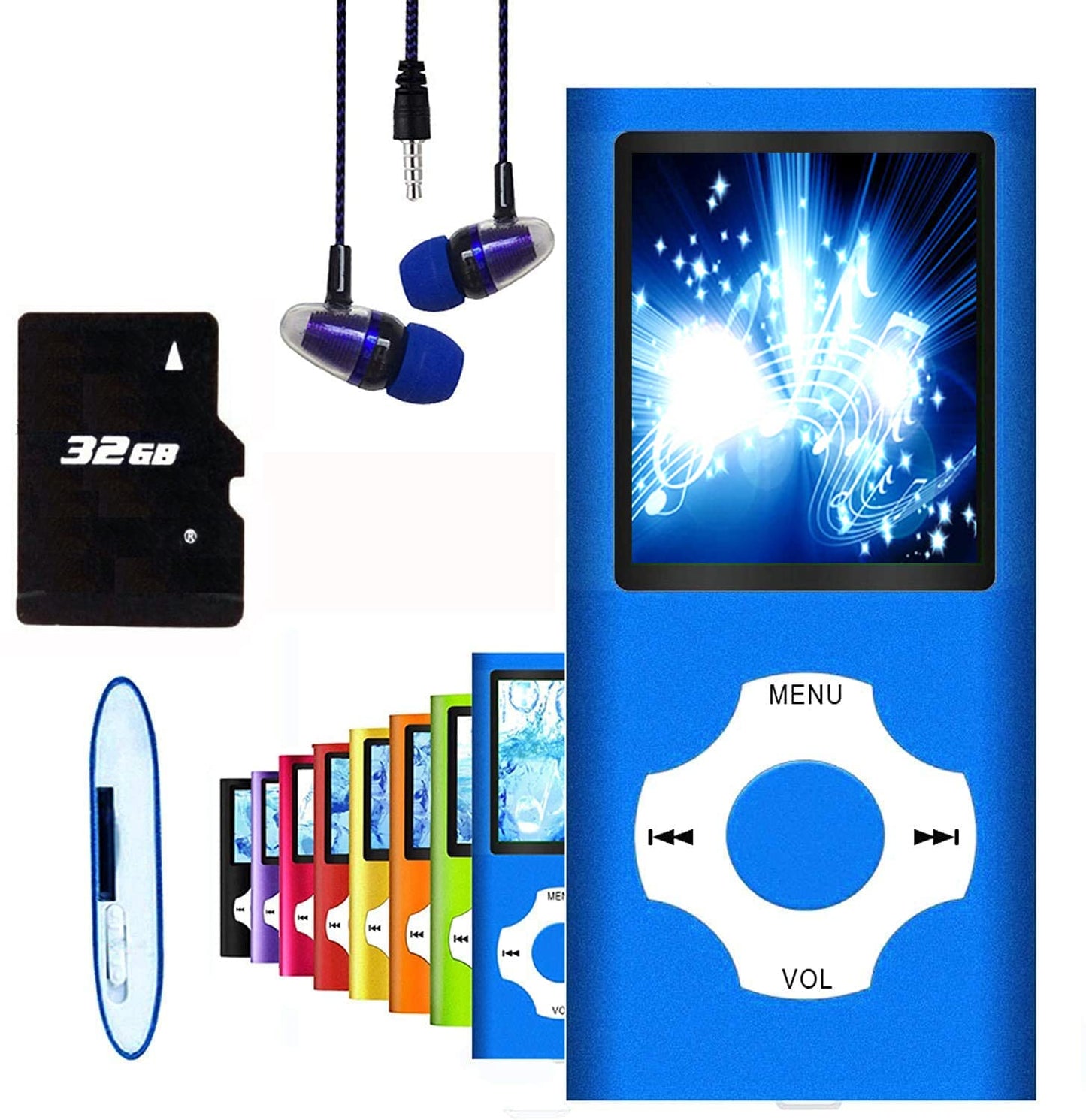 MP3/MP4-Player, Tiefblau