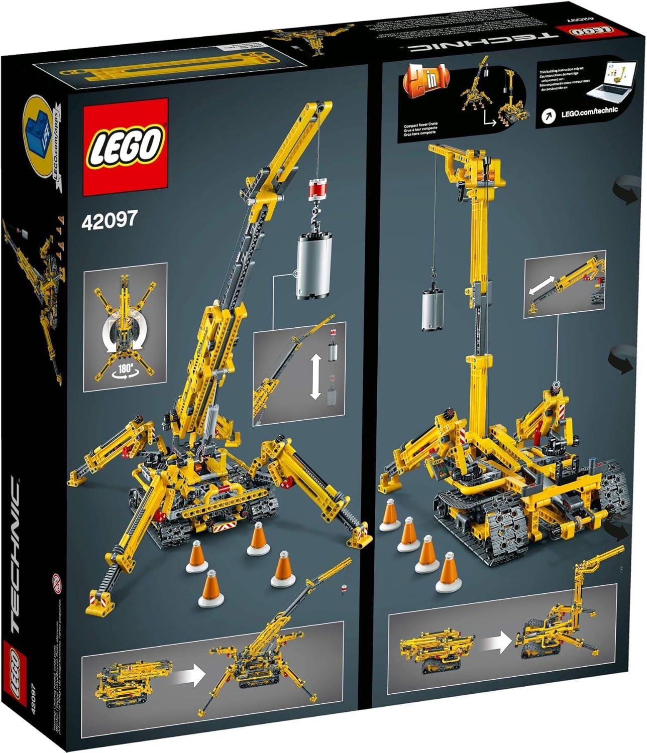 Technic - Spinnenkran (42097), Standard Verpackung