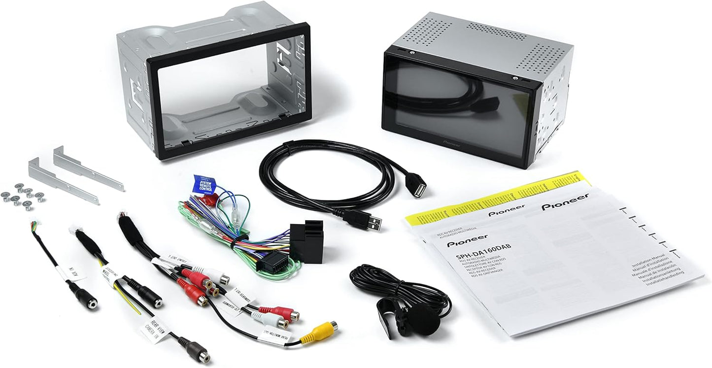 2-DIN Mediareceiver SPH-DA160DAB-AN mit CarPlay & Android Auto, Inkl. Antenne