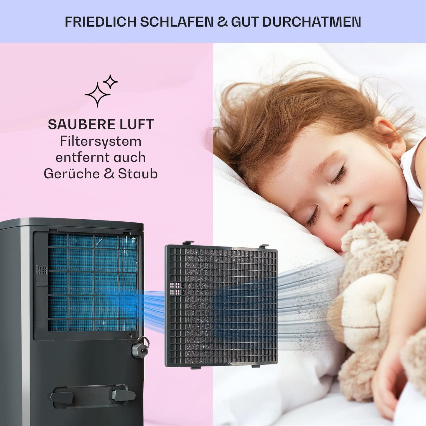 Luftentfeuchter & Luftreiniger, 20 L|Anthrazit