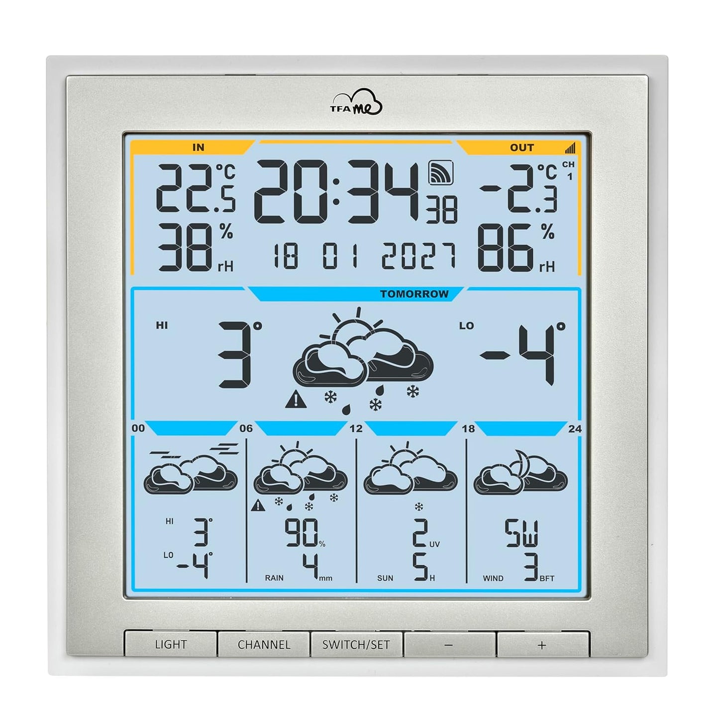 Wetterstation, weiß