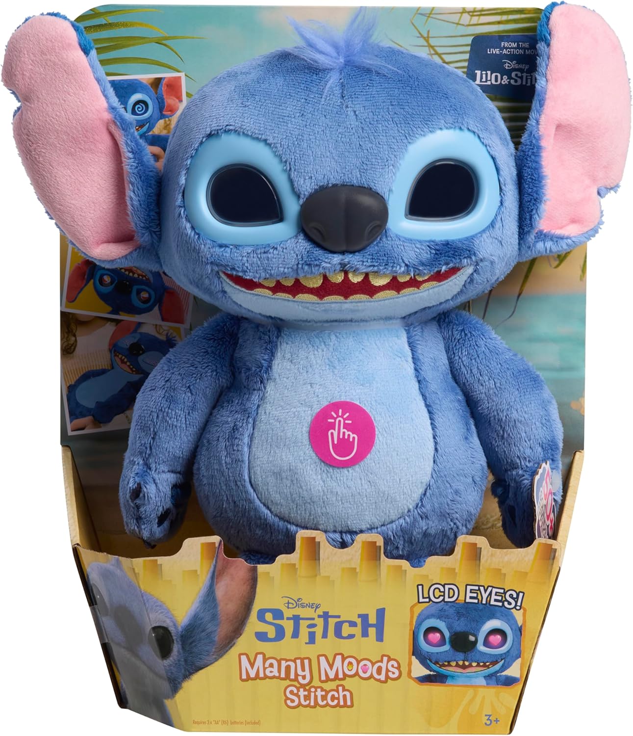 Disney Stitch Interaktives Plüschtier, Stitch Movie Many Moods