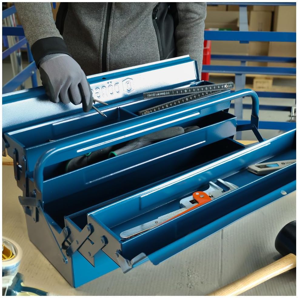Werkzeugkoffer, 6 Fächer | 530 X 200 X 200 Mm