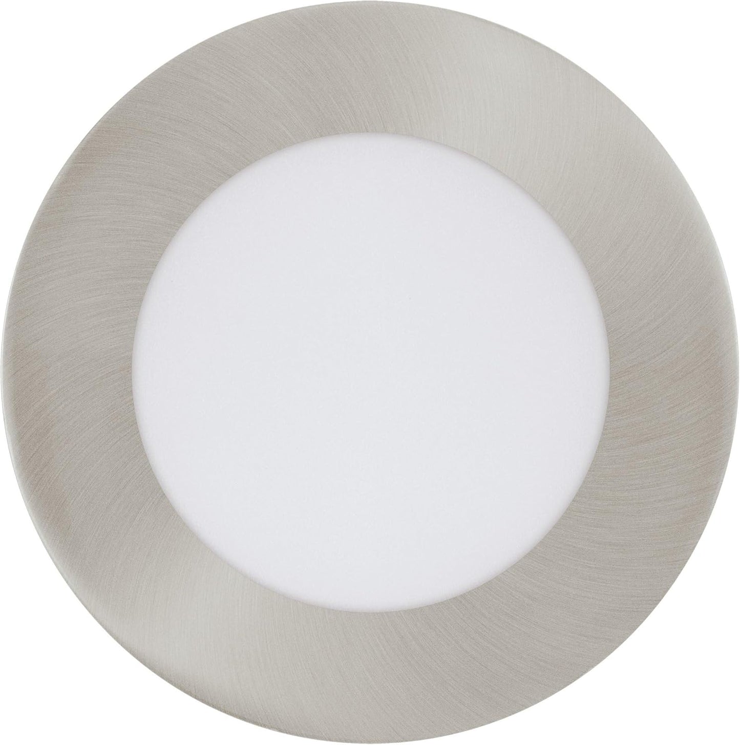 3er-Set LED Einbaustrahler, Nickel-matt / Ø 12 cm