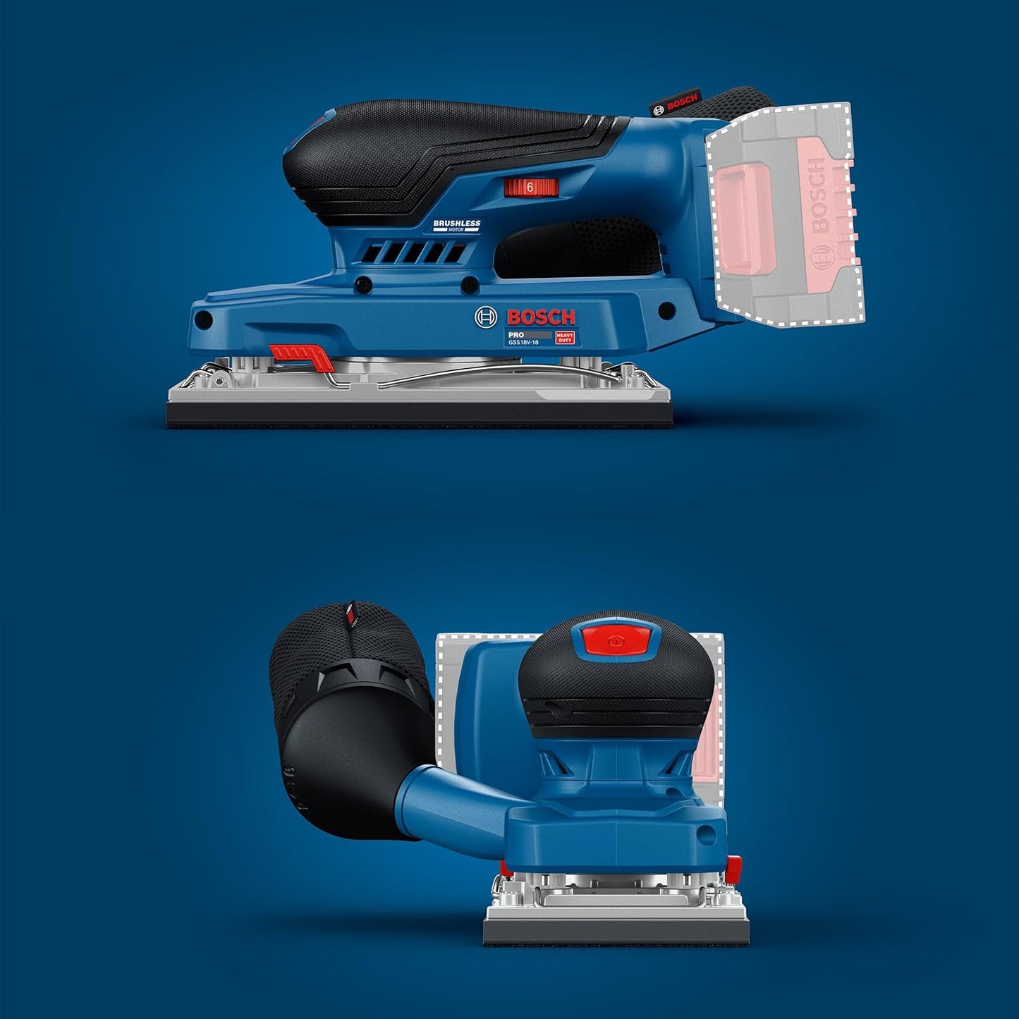 GSS 18V-18, Ohne Akku/Lader