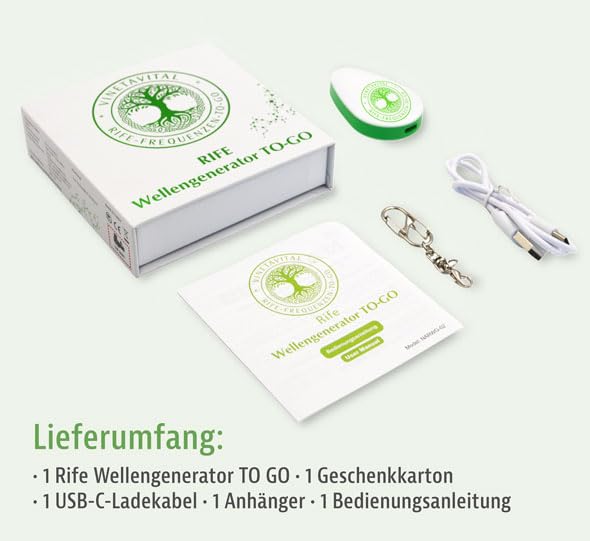 Mobiler Frequenzgenerator mit 10 Rife-Frequenzen