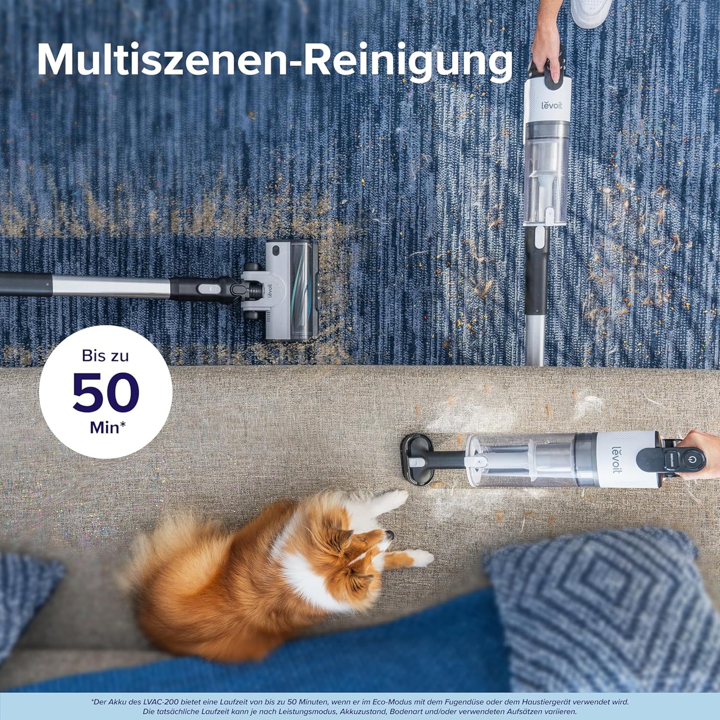 Ersatzakku LSV-V201B für Akku Staubsauger LVAC-200