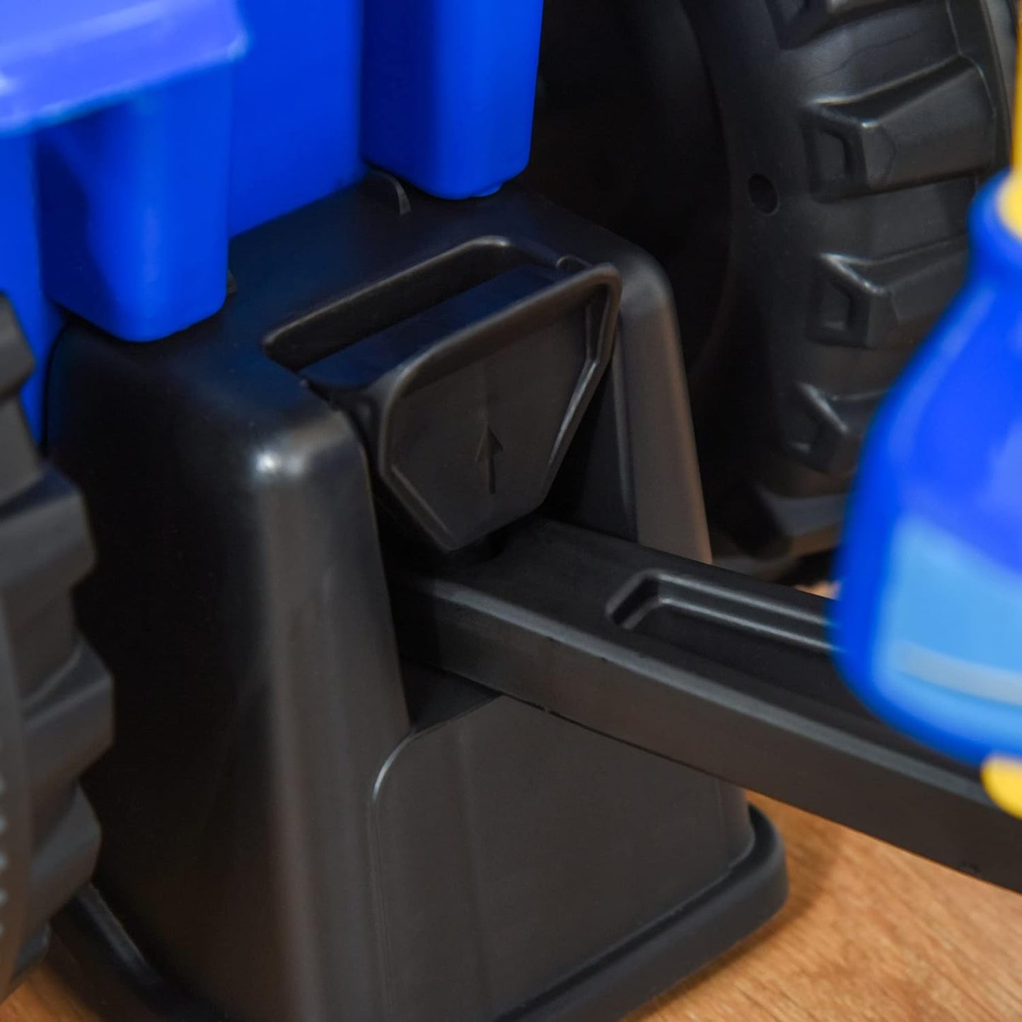 Rutschauto mit Anhänger und Zubehör, Blau