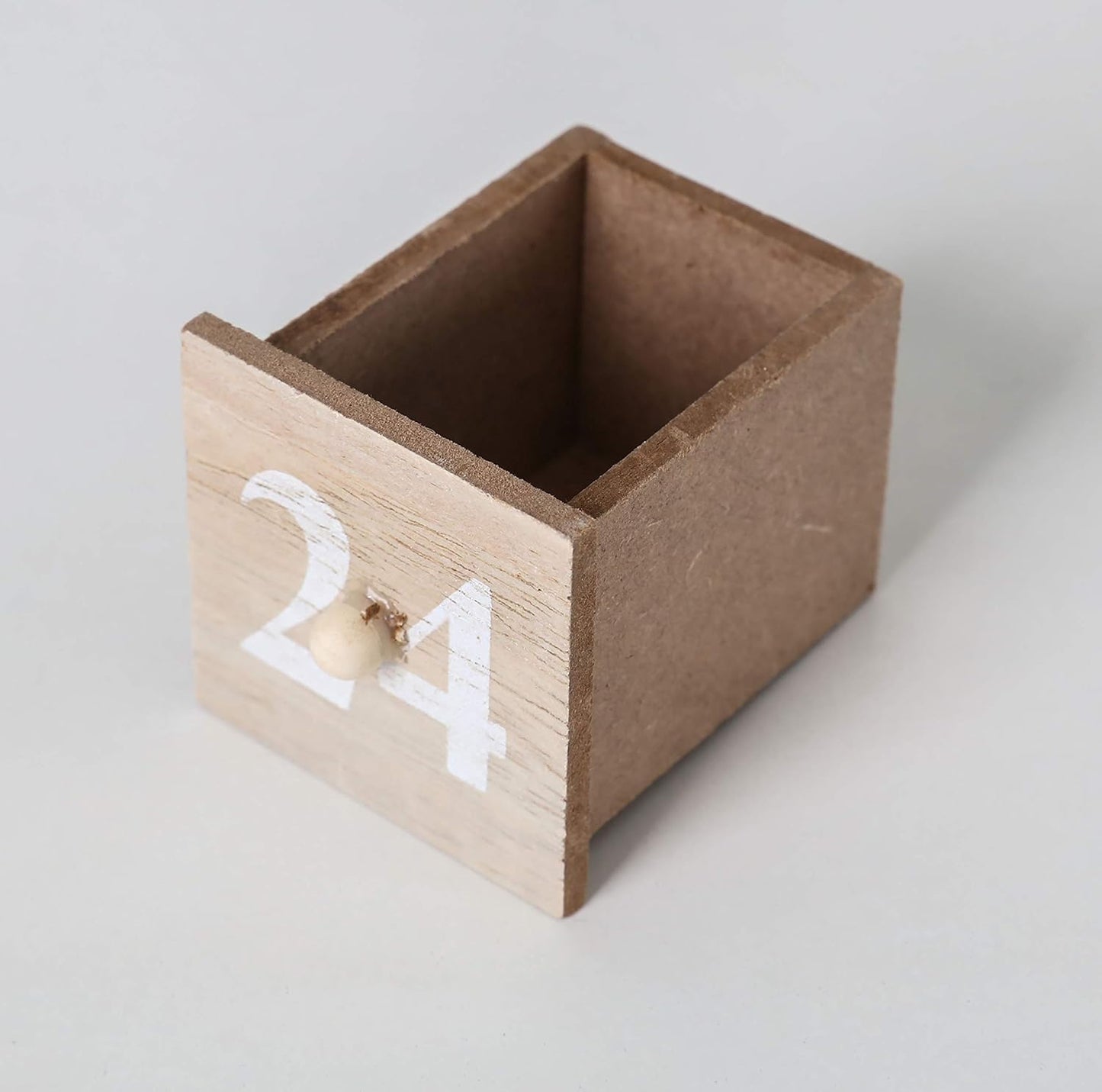 Adventskalender Bibelgeschichte zum Befüllen, Bibelgeschichte Krippe mit Led Beleuchtung