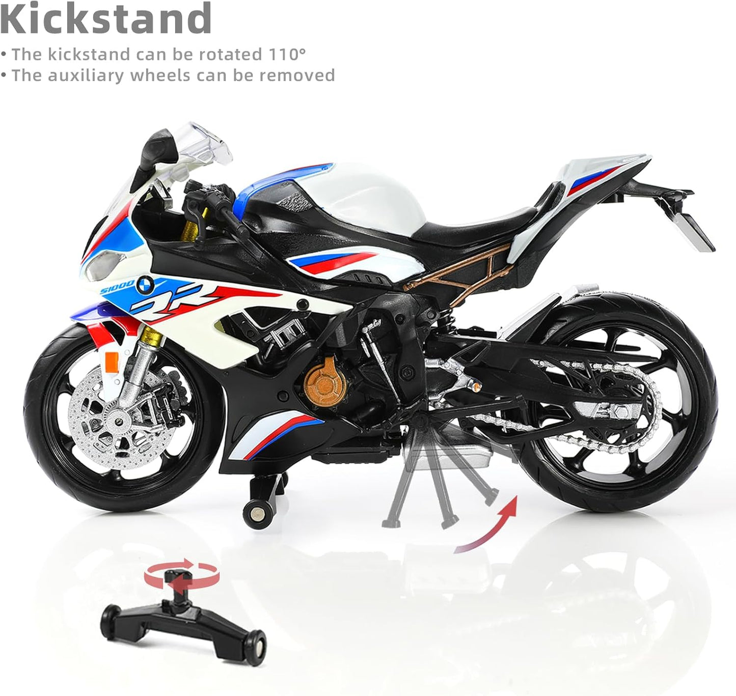 S1000RR Modellmotorrad, 3.weiss