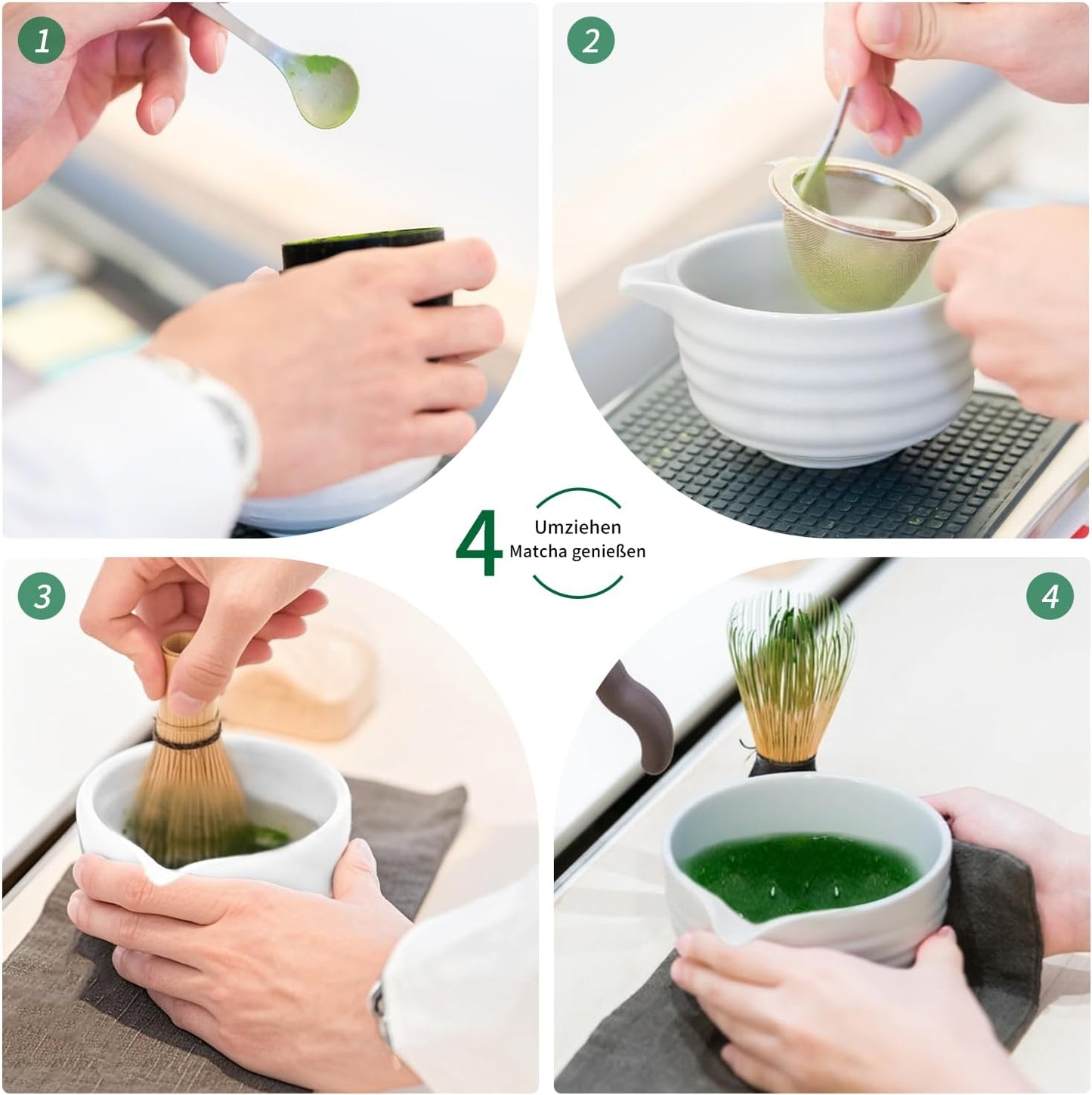 7-teiliges Matcha Teezeremonie-Set