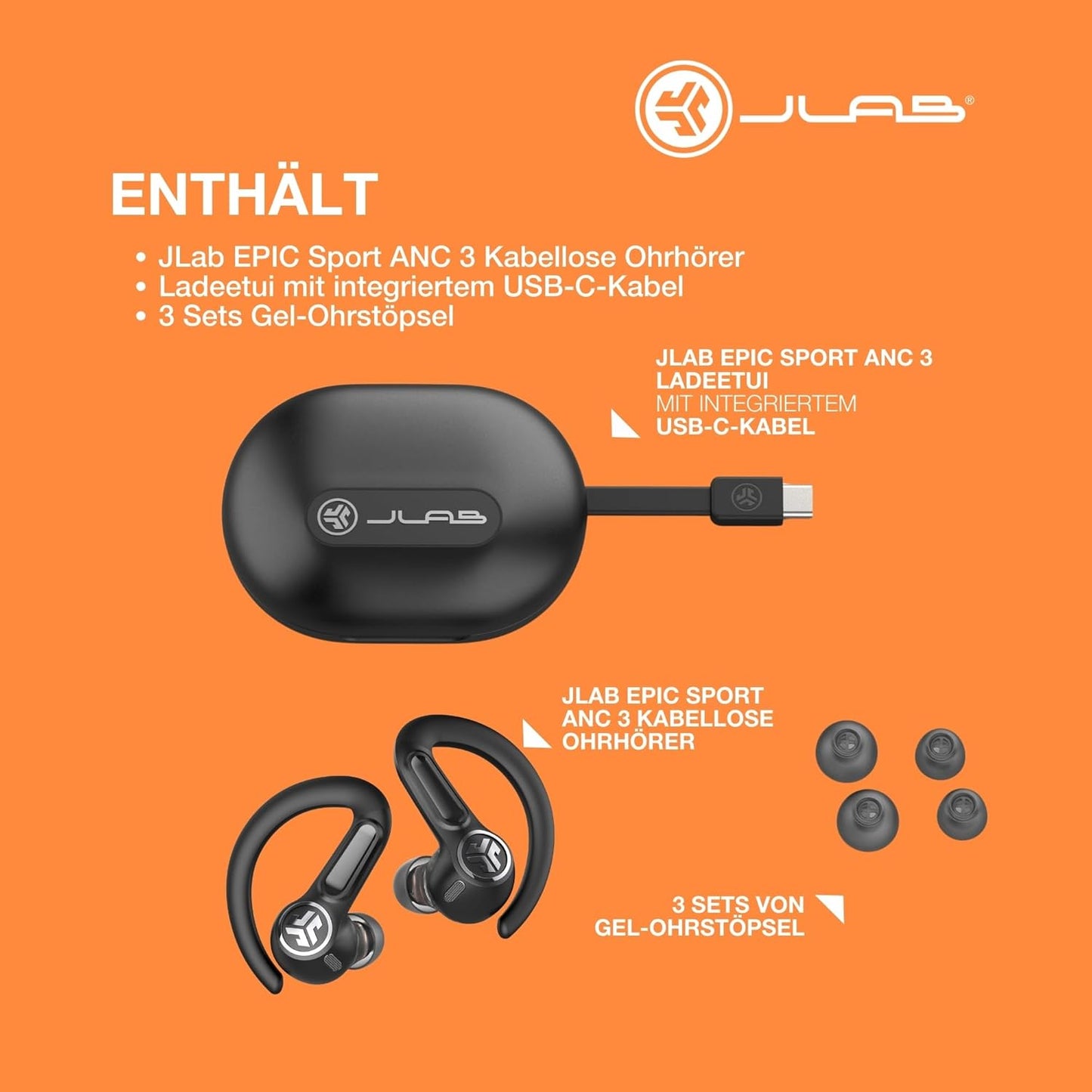Epic Air Sport Gen 3 In-Ear Sportkopfhörer, ANC Gen 3