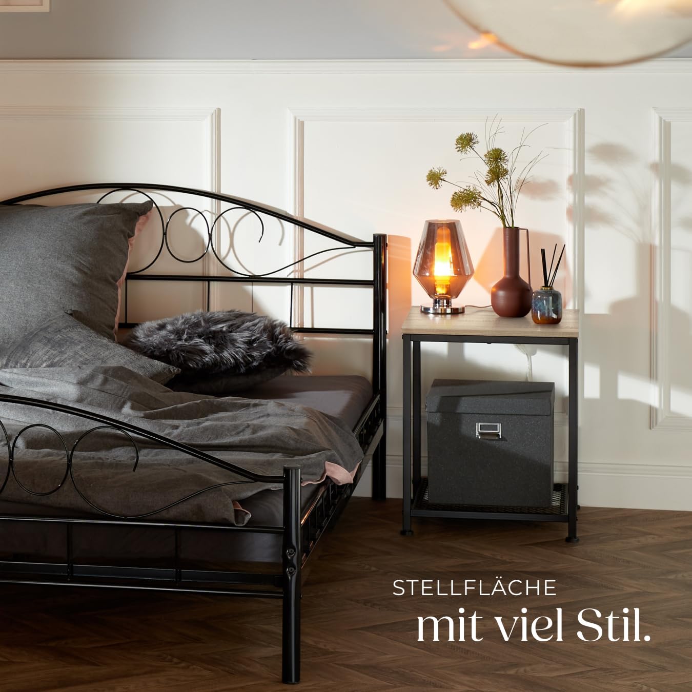 Beistelltisch Derby, Derby Industrial Holz Hell, Eiche Sonoma