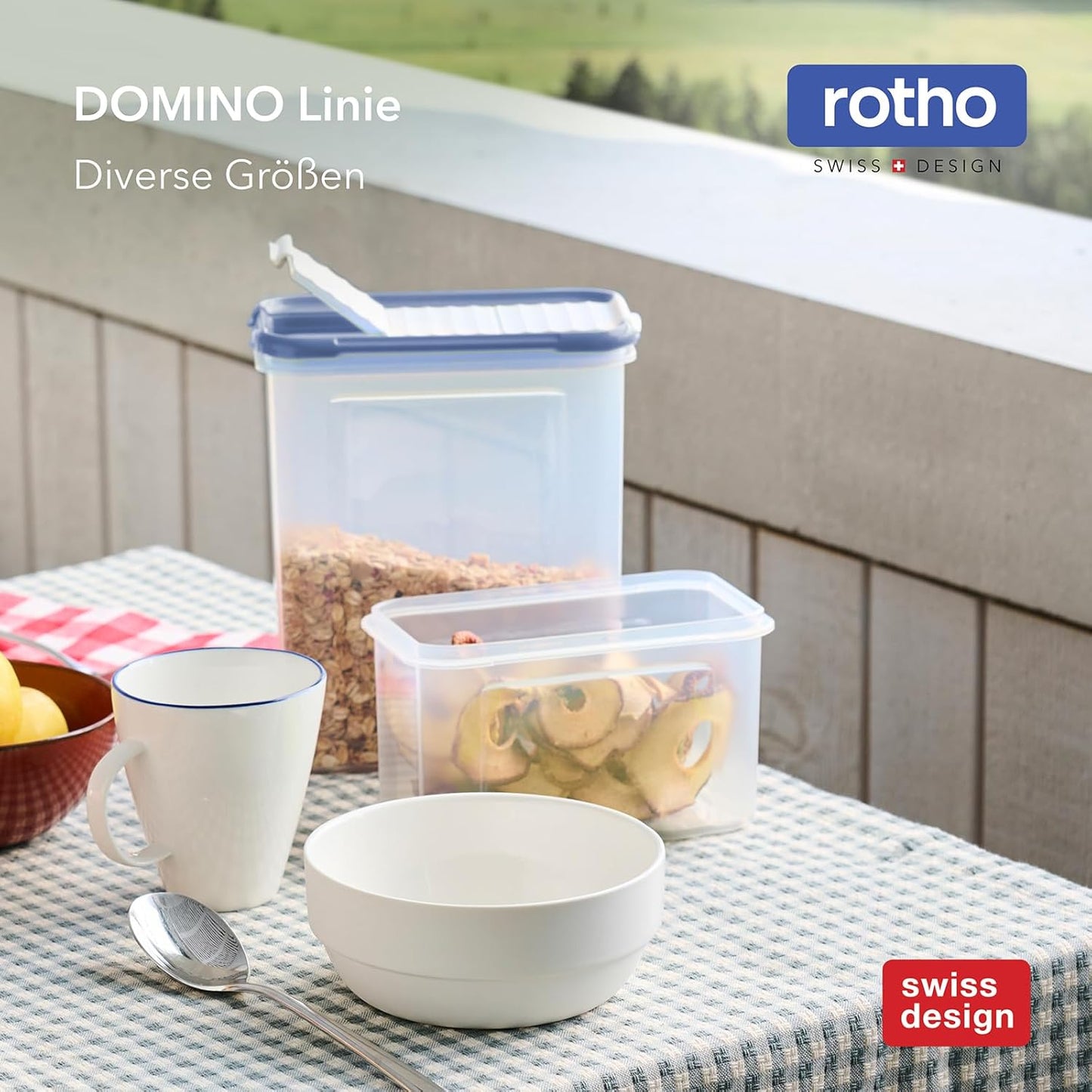 24-teiliges Domino Vorratsdosen-Set, 24 Stück