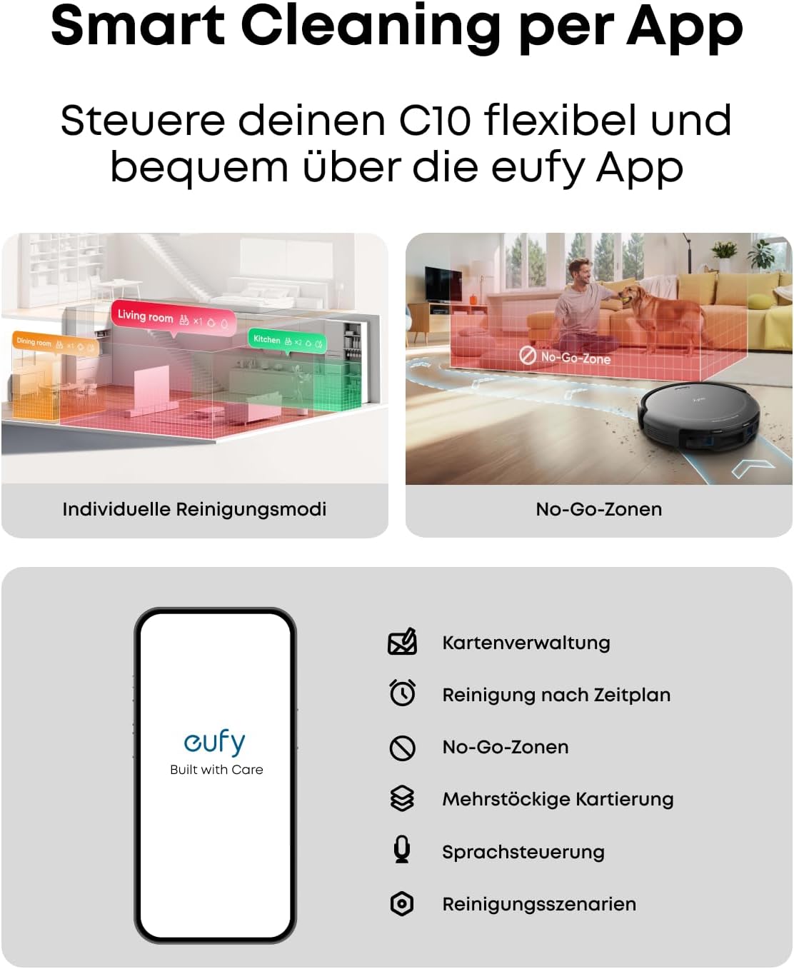 C10 Saugroboter mit Absaugstation