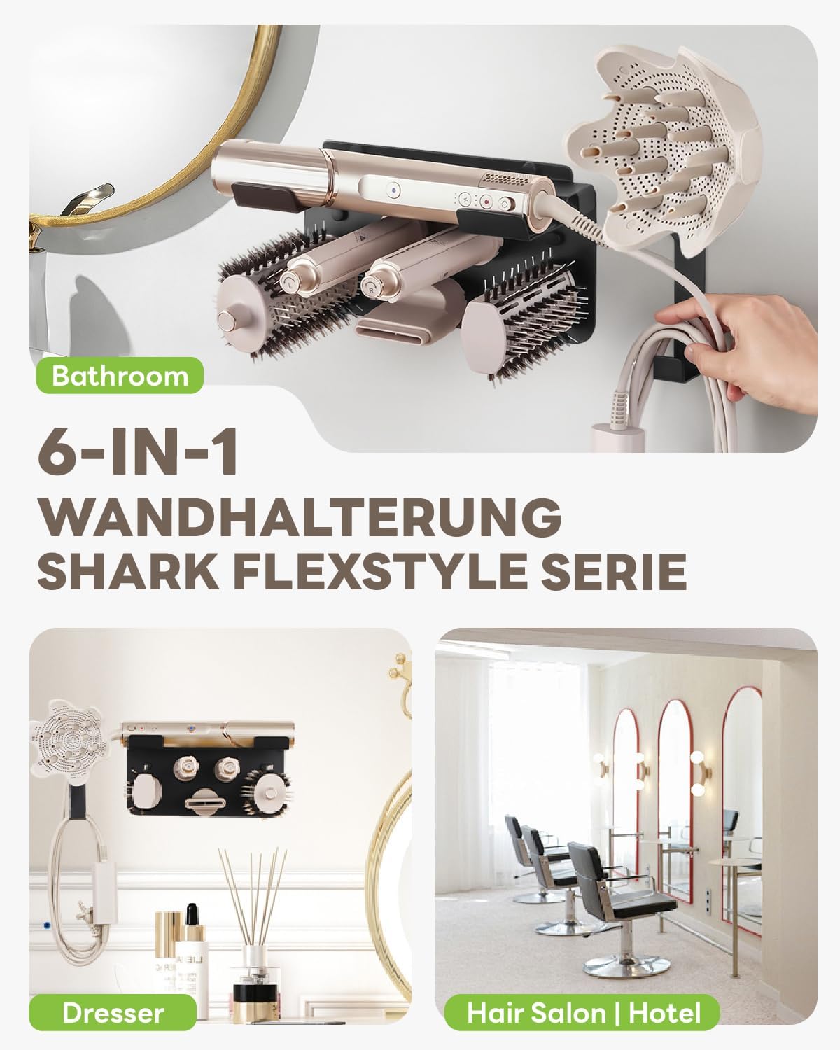 Föhnhalterung Td77 für Shark Flex Style, Td77