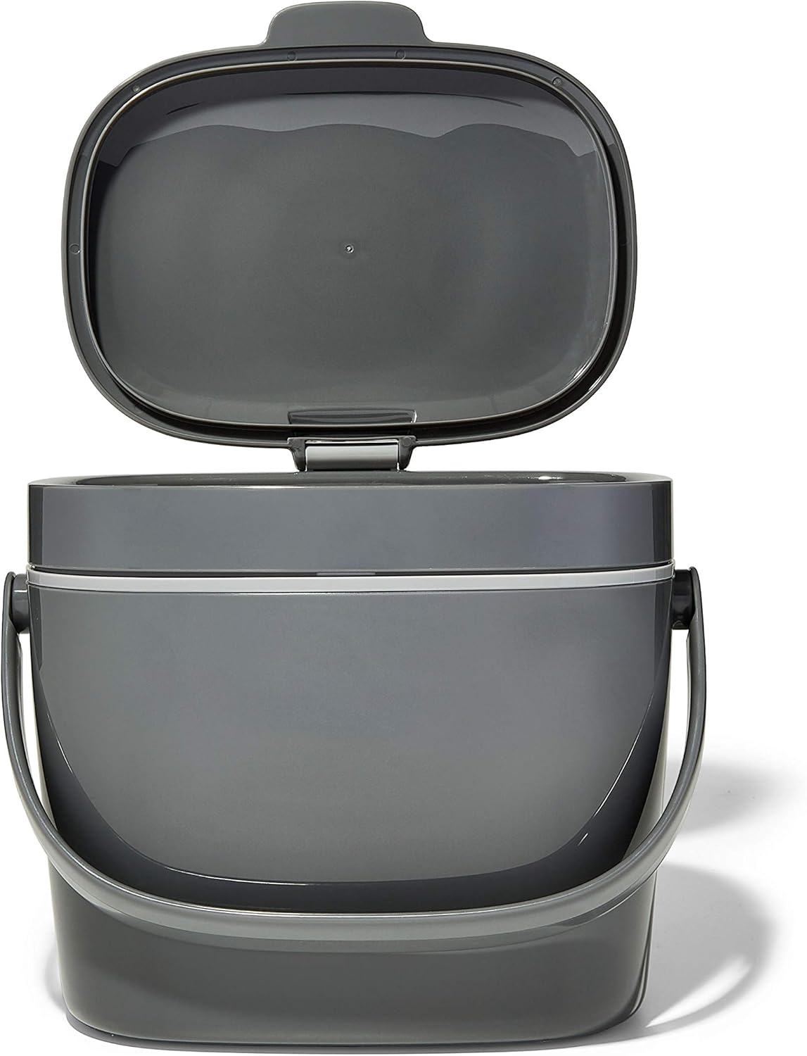 Geruchsdichter Komposteimer, 6.6L Grau