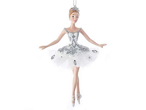 Baumschmuck Ballett Tänzerin, Weiss