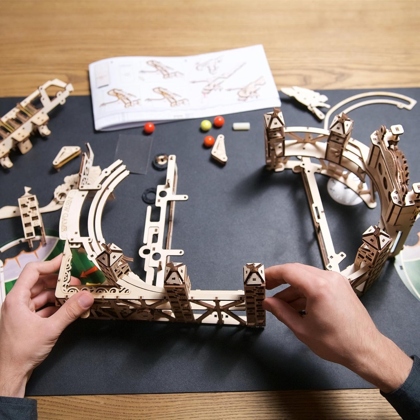 3D Holzpuzzle Quidditch Flipperautomat, Quidditch