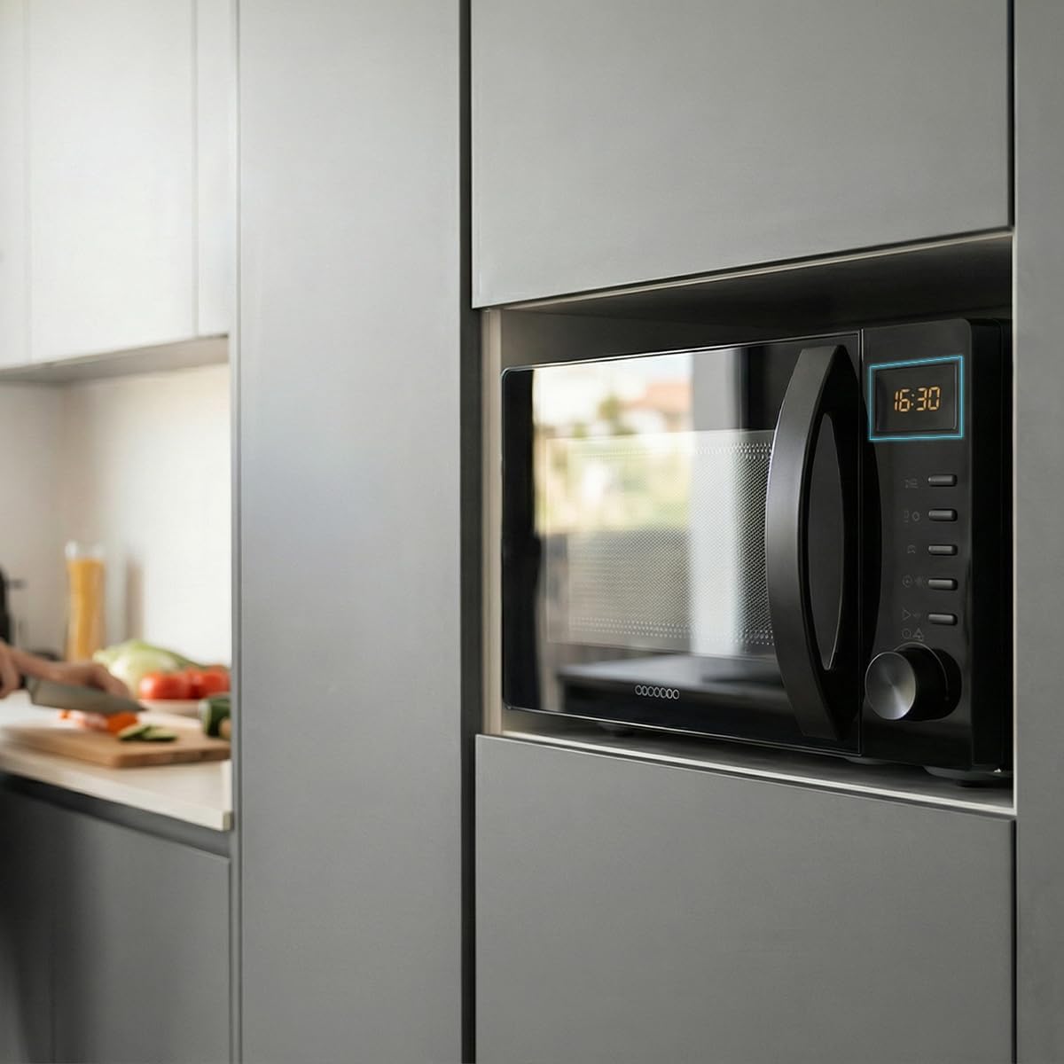 Proclean 5105 Mikrowelle mit Grillfunktion, Schwarz | Grill