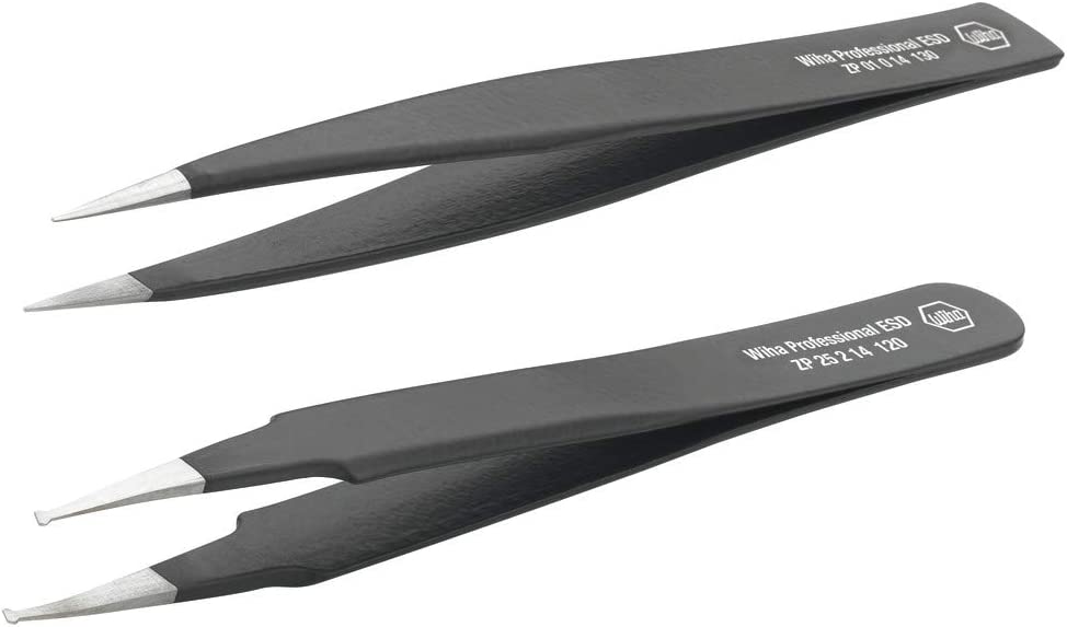 SMD-Pinzetten-Set Professional ESD, Greifzange