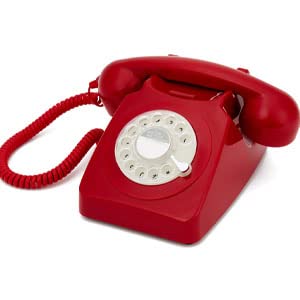Retro-Telefon mit Wählscheibe